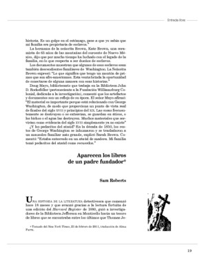 Aparecen los libros de un padre fundador