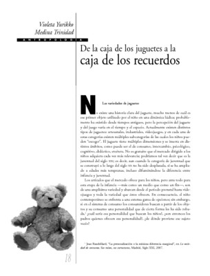 De la caja de los juguetes a la caja de los recuerdos