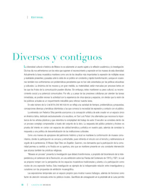 Diversos y contiguos
