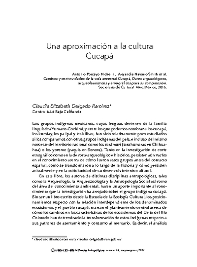 Una aproximación a la cultura Cucapá