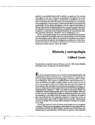 Historia y antropología