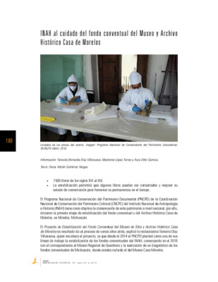 INAH al cuidado del fondo conventual del Museo y Archivo Histórico Casa de Morelos