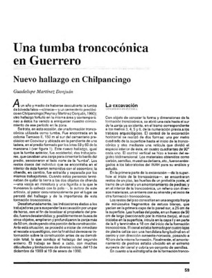 Una tumba troncocónica en Guerrero