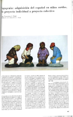 Logogenia: adquisición del español en niños sordos. De proyecto individual a proyecto colectivo