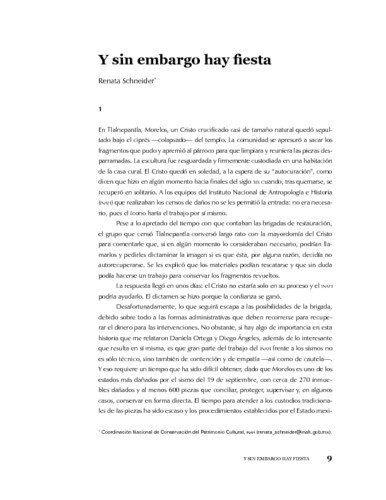 Y sin embargo hay fiesta