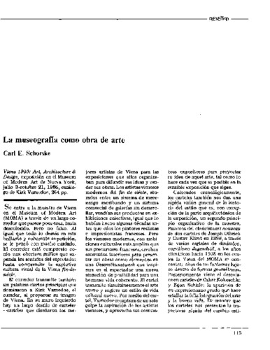 La museografía como obra de arte