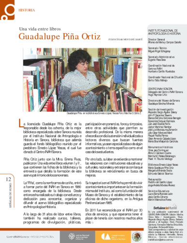 Una vida entre libros Guadalupe Piña Ortiz