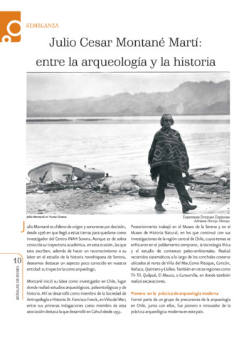 Julio César Montané Martí: entre la arqueología y la historia