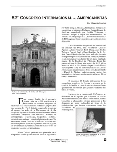 52º Congreso Internacional de Americanistas