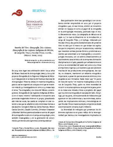 Reseña del libro: Cosmopolítica y Cosmohistoria. Una anti-síntesis, de María Isabel Martínez Ramírez y Johannes Neurath, coords. (Buenos Aires: SB / Paradigma Indical, 2021)