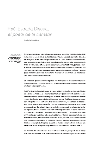 Raúl Estrada Discua, el poeta de la cámara