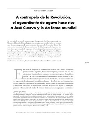 A contrapelo de la Revolución, el aguardiente de agave hace rico a José Cuervo y le da fama mundial