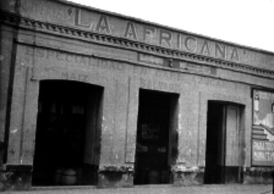 Tienda La Africana, fachada