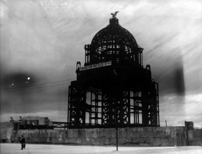 Construcción metálica del Palacio Legislativo