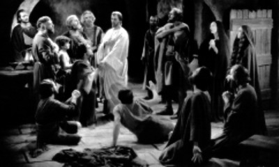 Escena de una pelicula alusiva a Cristo