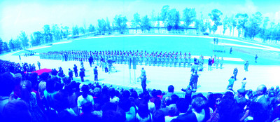 Inauguración de Juegos de Polo en el comité deportivo Olímpico Mexicano