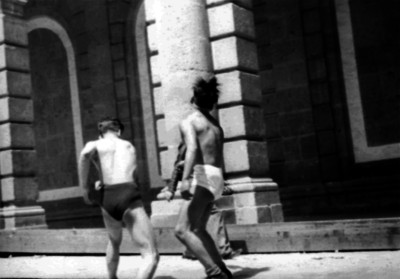 Luchadores durante un encuentro