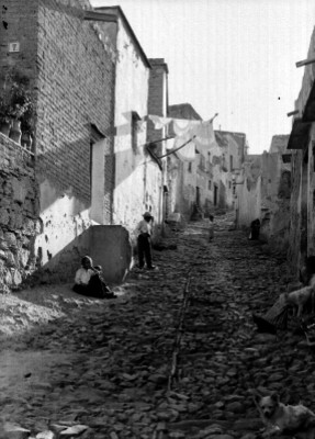 Calle empedrada