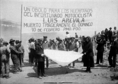 Colecta para los huérfanos del motociclista Luis Arevila, quien falleció en un accidente