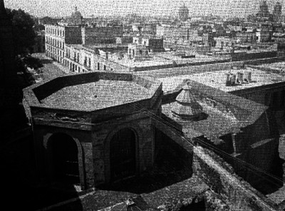 Detalle arquitectónico de la iglesia de Loreto