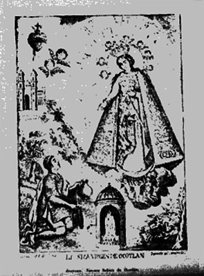 Nuestra Señora de Ocotlán, grabado