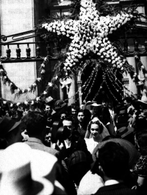 La buena estrella persigue a la novia (sic)