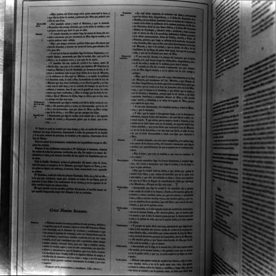 Página del Libro Rojo con parte del texto La Familia Carbajal
