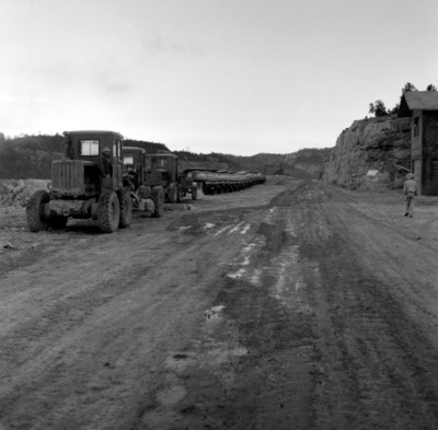 Camino en construcción en el Estado de Chihuahua