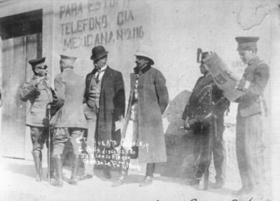 José Delgado, Victoriano Huerta, Ángel García Peña y Felipe Ángeles, discuten ataque a la Ciudadela