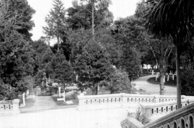 Patios y jardínes del Manicómio de La Castañeda