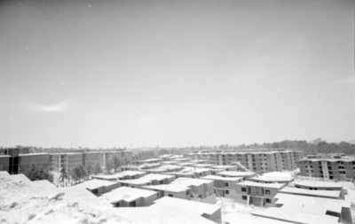 Casas y condominios en cosntrucción en las Unidad Independencia, vista general