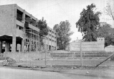 Edificio de la Unidad Independencia en cosntrucción