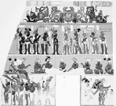 Calca de mural de Bonampak