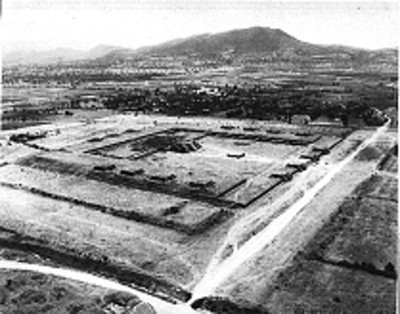 Vista aérea de la Ciudadela, reprografía