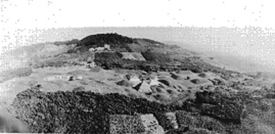 Vista aérea de la zona arqueológica del Tajín