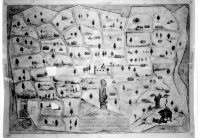 Mapa de San Matías Tepetomatitlan, reprografía