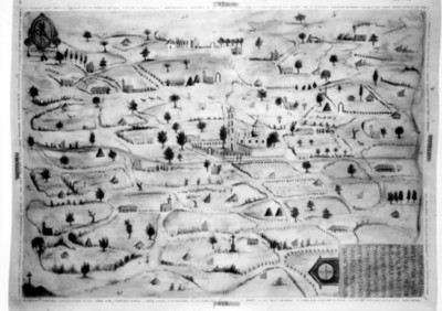 Mapa del pueblo de San Toribio, reprografía