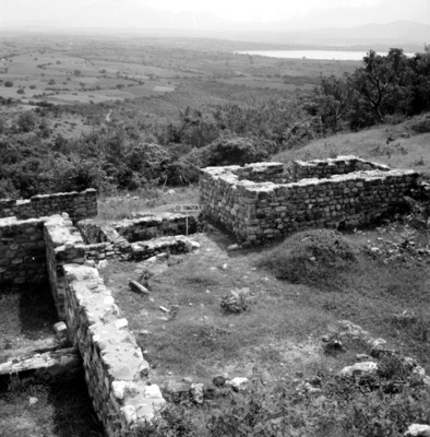 Vista de uno de los temazcales de Xochicalco