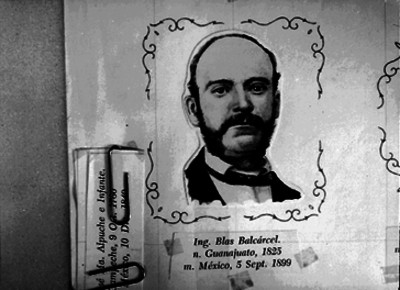 Blas Balcárcel, ingeniero, litografía, retrato