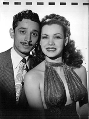 Leo Rubio y bailarina, retrato