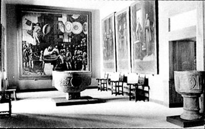 Galería de arte sacro, vista general