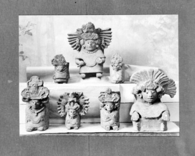 Figuras antropomorfas de estilo mixteco, reprografía
