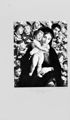 Virgen con niño, obra de Andrea Mantenga, reprografía