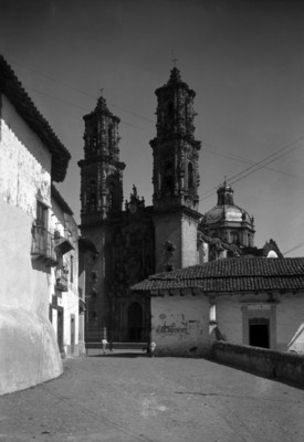 Catedral de Santa Prisca en Taxco, vista parcial