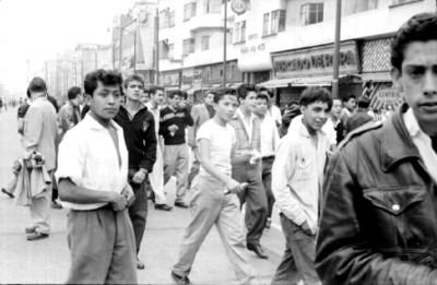 Estudiantes durante una marcha