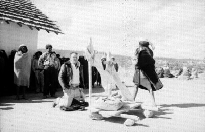Tarahumaras durante una ceremonia