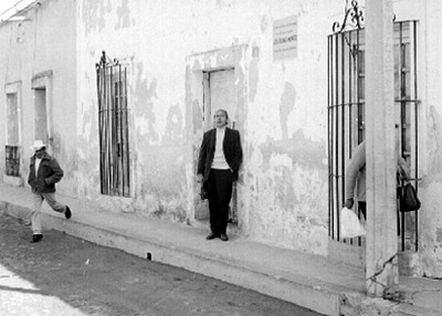 José Chávez Morado en una Calle, Retrato
