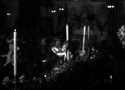 Diego Fernández en su boda religiosa