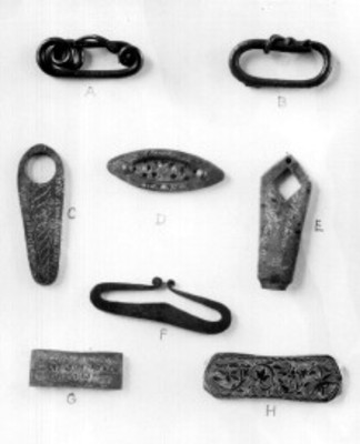 Aldabones y jaladeras de hierro forjado, piezas de museo