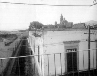 Panorámica de Morelia tomada desde un balcón de la casa de Jose Ma. Morelos